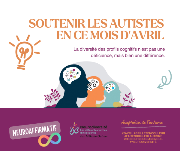 Soutenir les autistes en avril