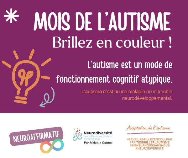 Campagne brillez en couleur pour l'autisme 2025